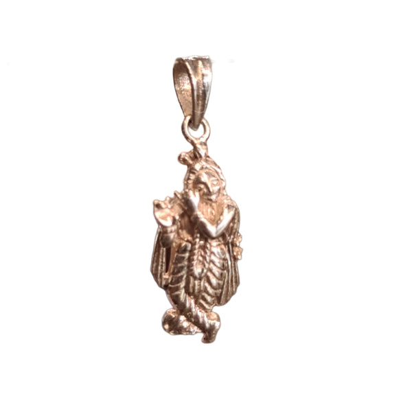 "Divine Elegance: 92.5 Silver Lord Krishna Pendant - A Sacred Fashion Statement"