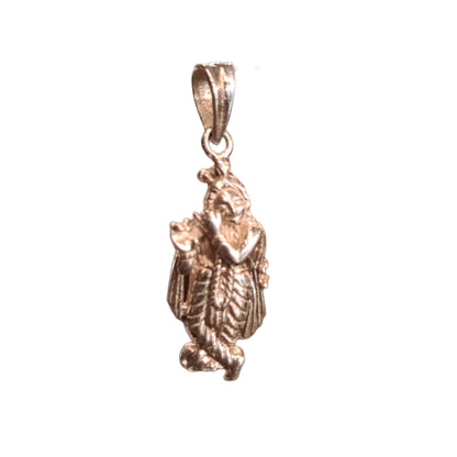 "Divine Elegance: 92.5 Silver Lord Krishna Pendant - A Sacred Fashion Statement"