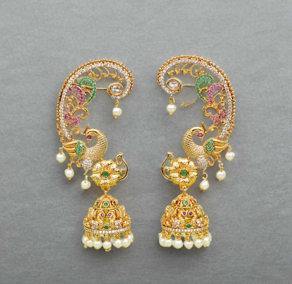 Asp Antique Zircon Ear Cuffs