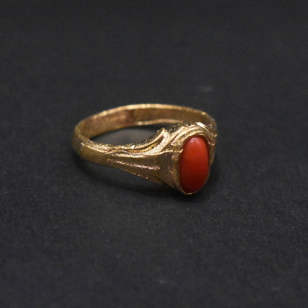 Coral Panchloha Ring - Unisex Anti-Tarnish