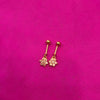 18kt Gold Bugudi Earrings - Traditional Indian Jewelry