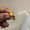 Yellow Sapphire Panchloha Ring - Men's Anti-Tarnish