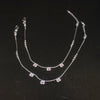 Silver Minimalistic Anklets - Elegant Design