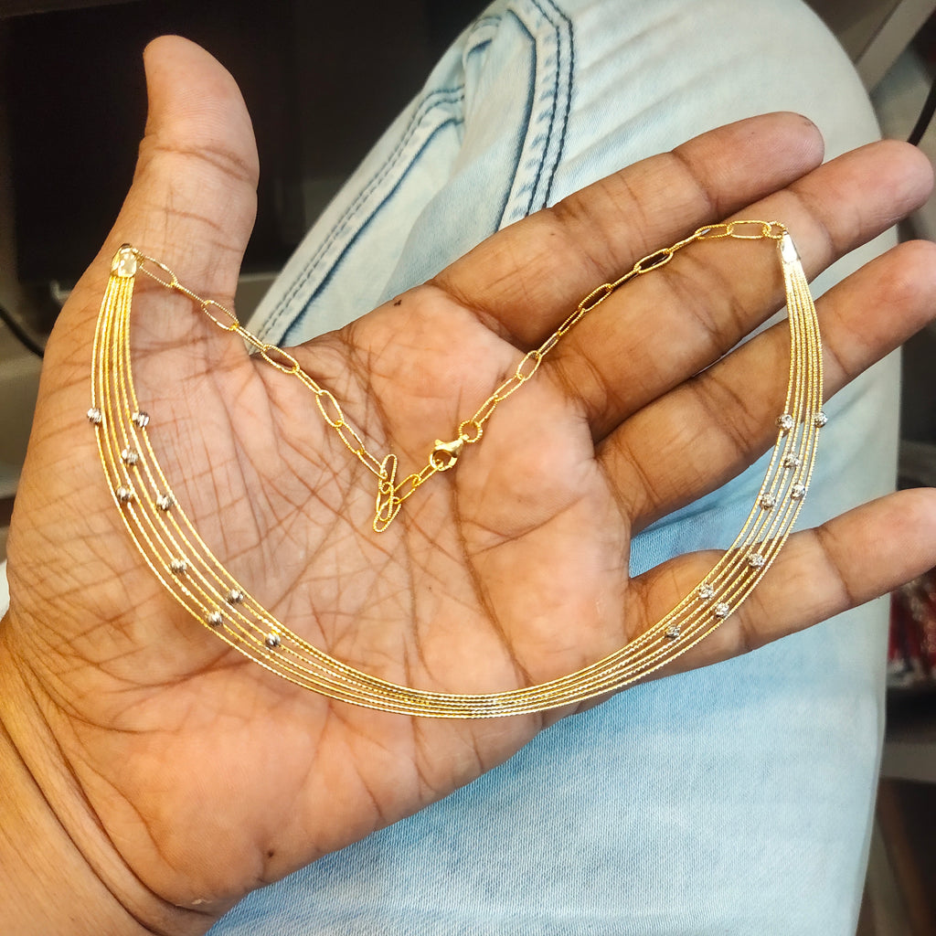 Exquisite Asp 925 Sterling Silver Kante Necklace