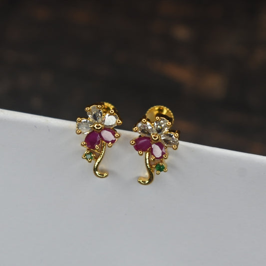 "Glow Up your Style: Everyday Elegance with 24K Gold-Plated Asp Fashion Earrings"