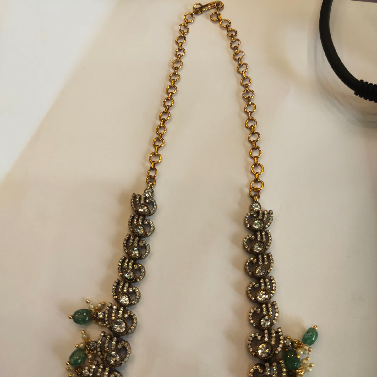 Asp Victorian Kundan Lakshmi Necklace Set