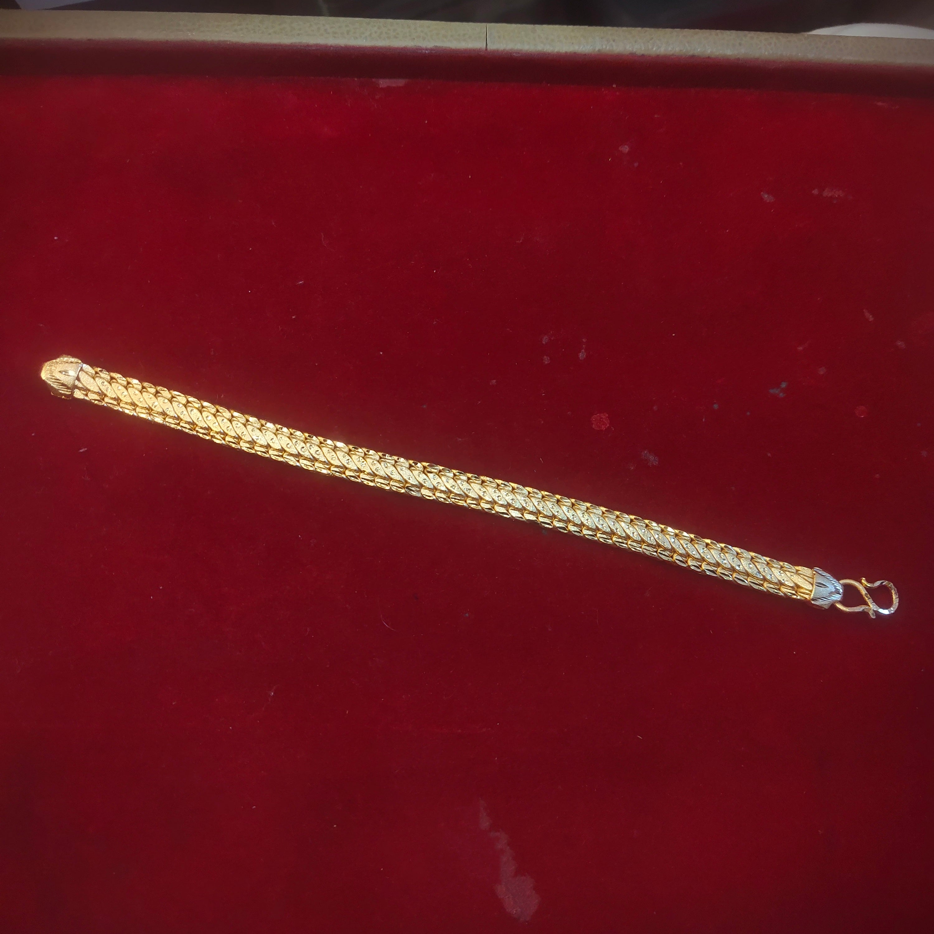 24K Gold Plated Mesh Bracelet