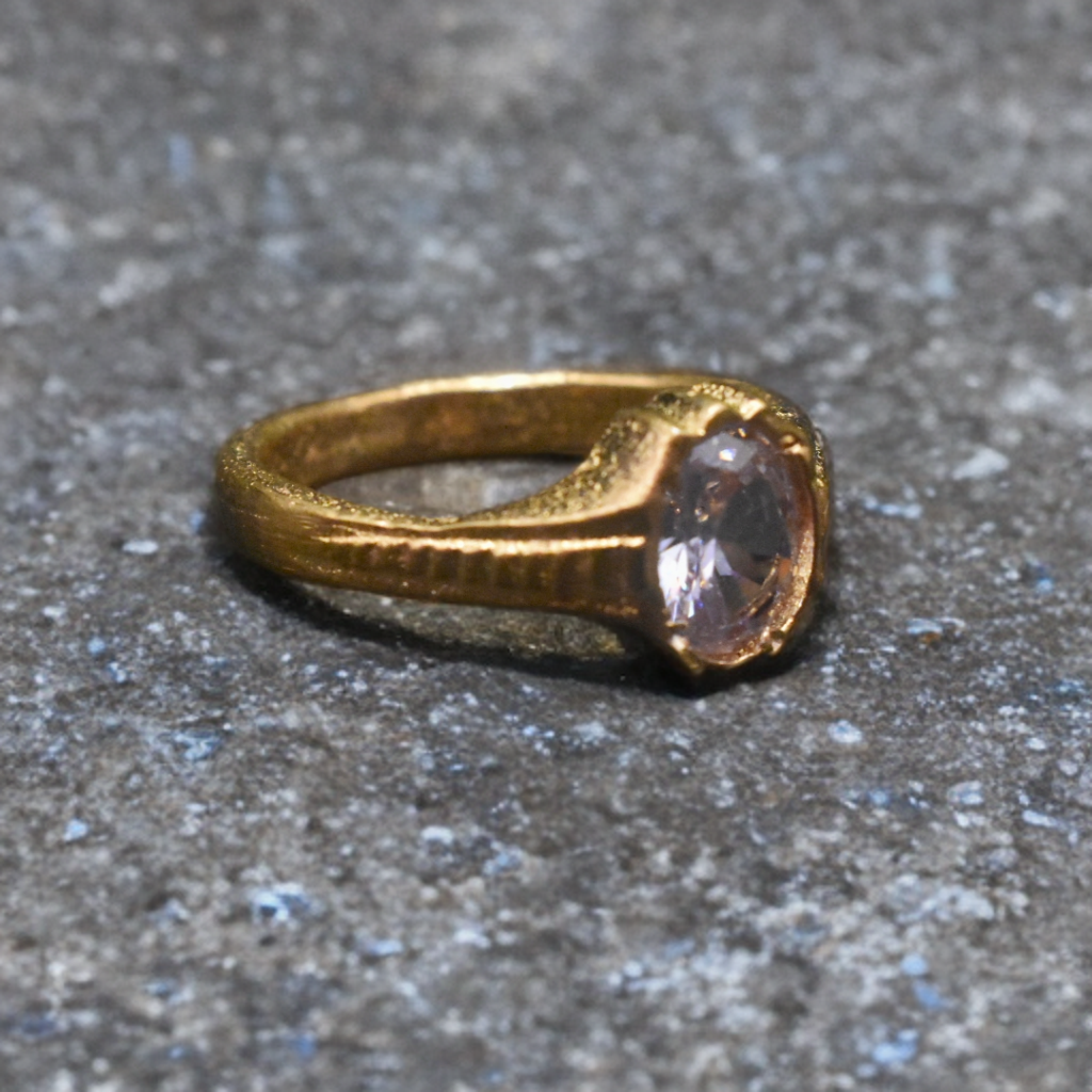 White Zircon Panchloha Ring - Men's Anti-Tarnish