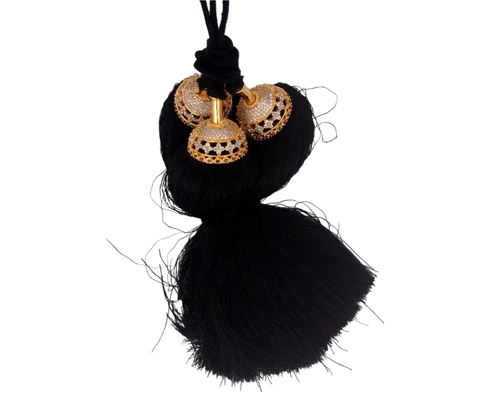 Asp Zircon Kunjalam - Kuppulu - Jada Gantallu - For Classical Dance Hair Extension