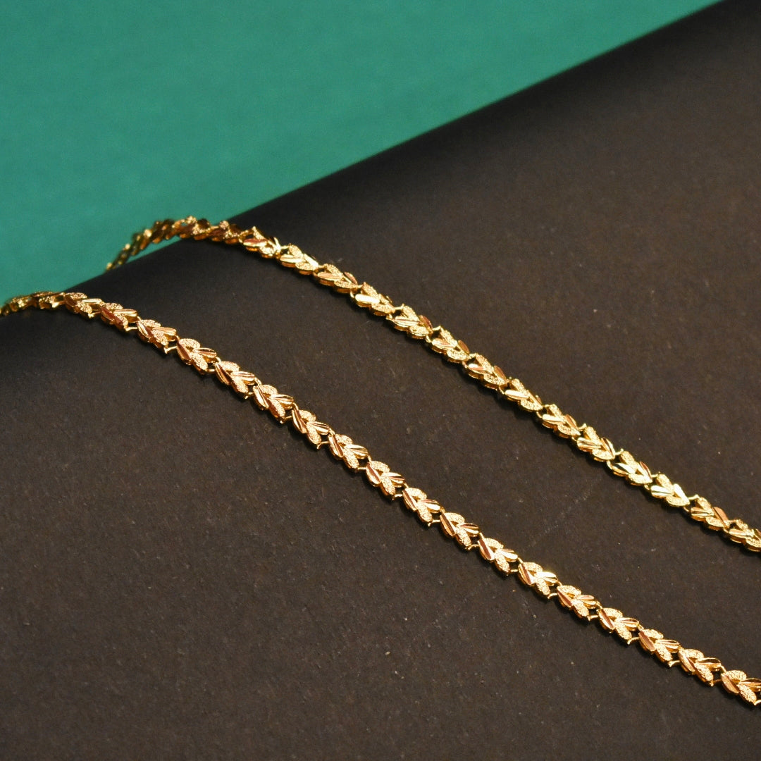 "Dripping in Luxury: The ASP 24k Gold Plated 30-Inch Chain"