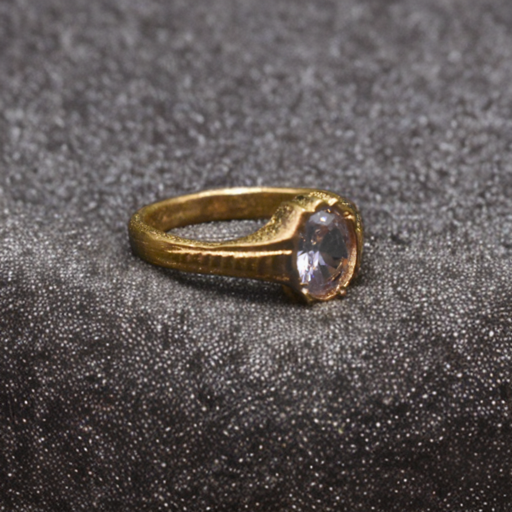 White Zircon Panchloha Ring - Men's Anti-Tarnish