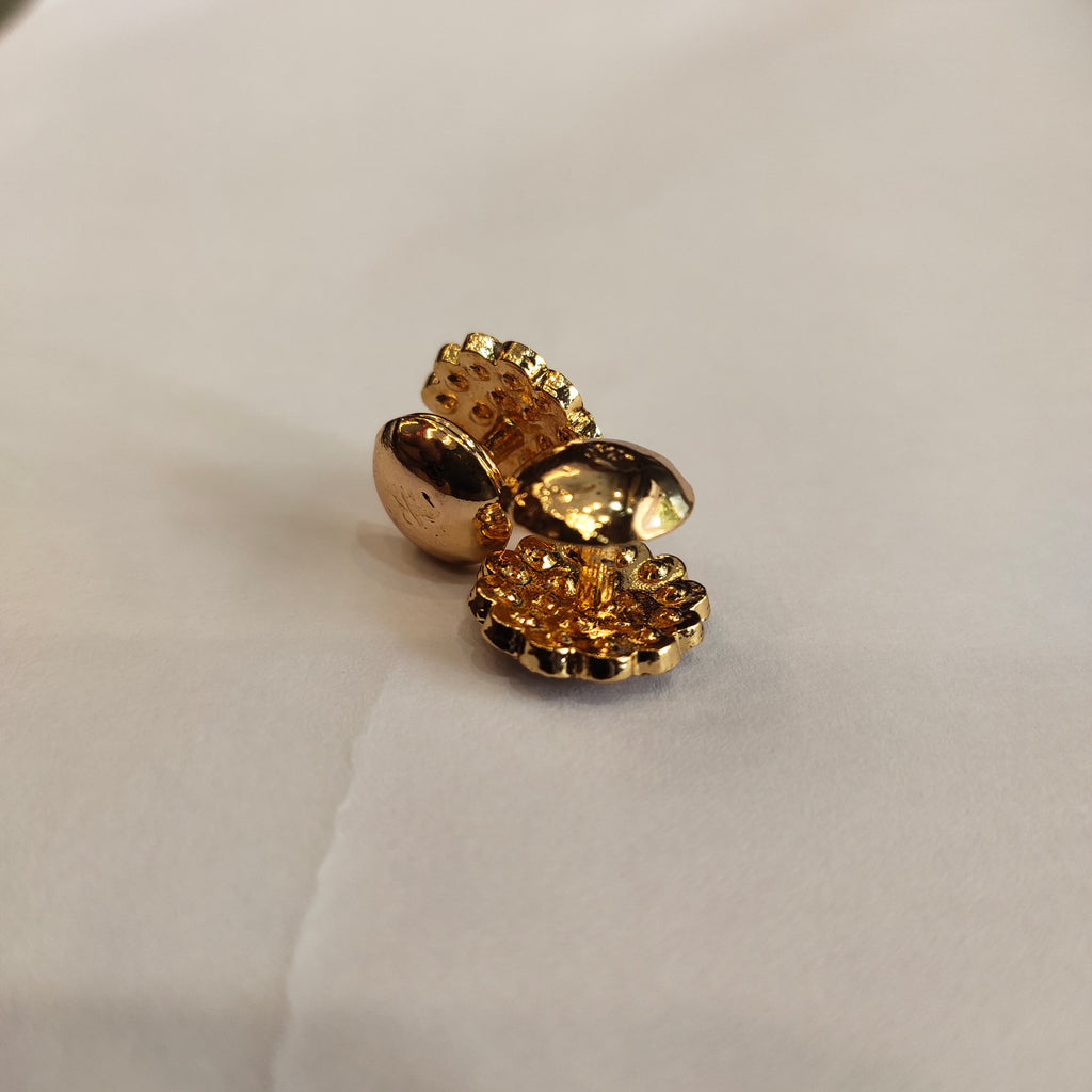 Panchaloha Stud Earrings for Women - Authentic Five Metal Jewelry