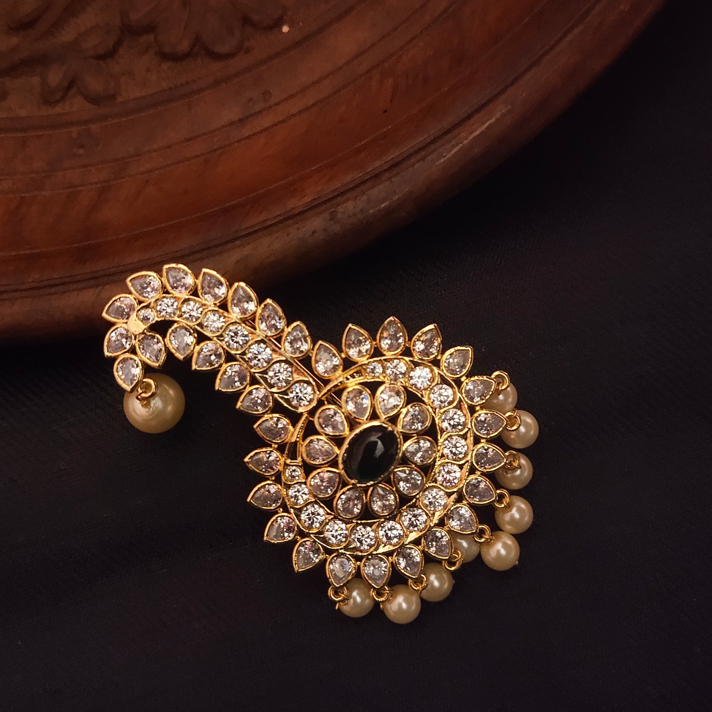 "Dazzle Your Turban: Elevate Your Groom Look with Asp Fashion Jewellery CZ Kalangi"