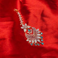 Radiate Elegance American Diamond Maang Tikka - Exquisite Bridal Collection Design 1