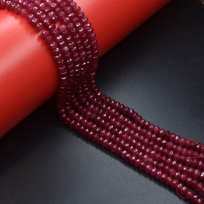 Ruby Beads Strands - Premium Red Gemstone for Jewelry Making