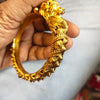 Asp 925 Silver Gold Plated Nagas Simha Kada for Men