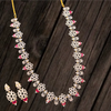 Unveiling the Exquisite American Diamond & Ruby Necklace by Asp Fashion Jewellery