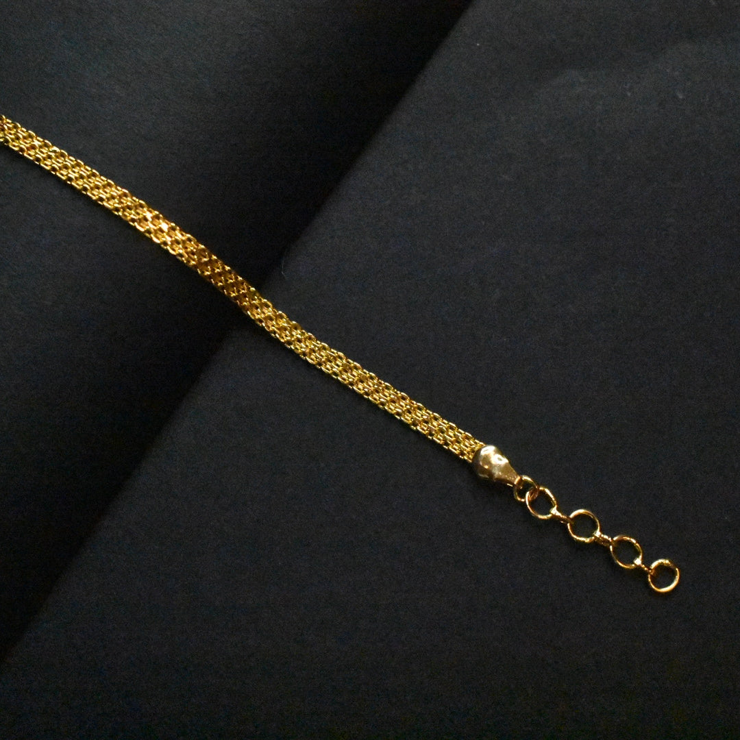 24K Gold Plated Chain Bracelet for Men - Luxury ASP Jewelry