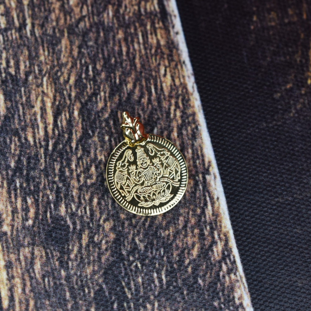 Gilded Glamour 24K Gold Plated Thalli Kaasu - Traditional South Indian Wedding Jewelry