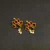 Traditional Pearl Bugadi Earrings - Maharashtrian Bridal Jewelry