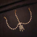 Classic American Diamond Mathapatti - Premium 24K Gold Plated Bridal Jewelry | Asp Fashion
