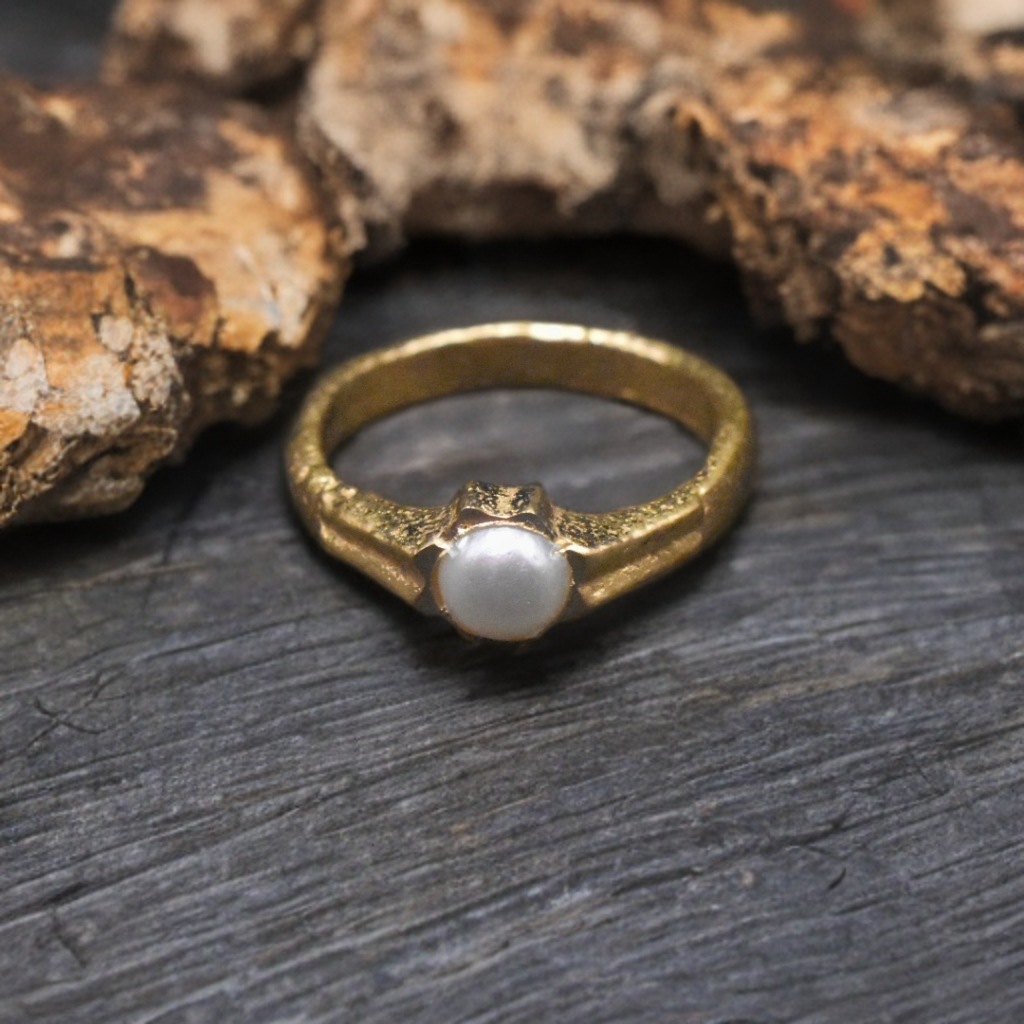 Pearl Panchloha Ring - Unisex Anti-Tarnish