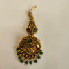 Antique Kemp Maang Tikka - Traditional Indian Bridal Jewelry