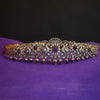 Asp Victorian Purple Kundan Peacock Belt Vaddanam