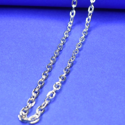 "Dapper and Durable: The Ultimate Pure Silver Chain for Men"