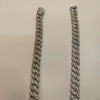 Asp 925 Silver Cuban Zircon Chain For Men