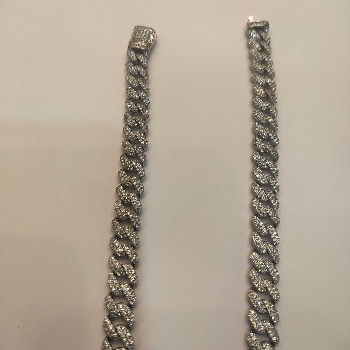 Asp 925 Silver Cuban Zircon Chain For Men