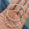 "Gleaming Grace: Stunning 92.5 Sterling Silver Bangles Set for Women"