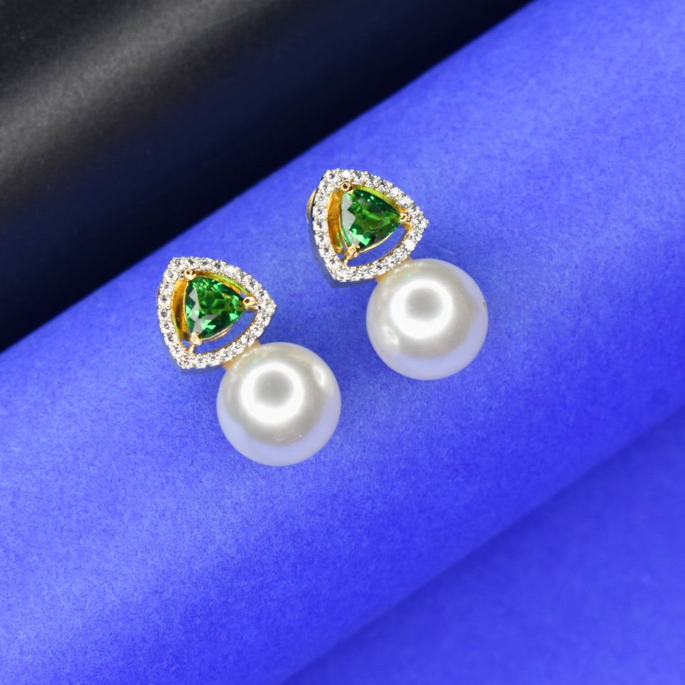 Pearl Stud Earrings - Timeless Classic for Women