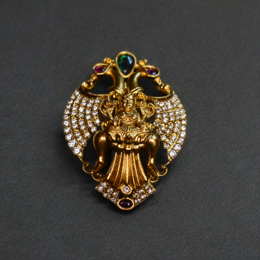 Asp Antique CZ Saree Pin