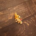 Zircon Peacock Saree Pin - Designer Indian Brooch | Asp Fashion Jewellery
