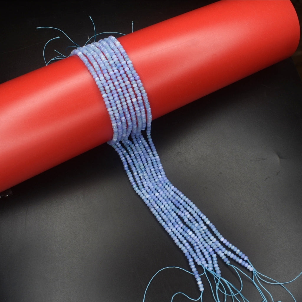 Light Blue Onyx Beads - Sky Blue Gemstone Strands for Jewelry