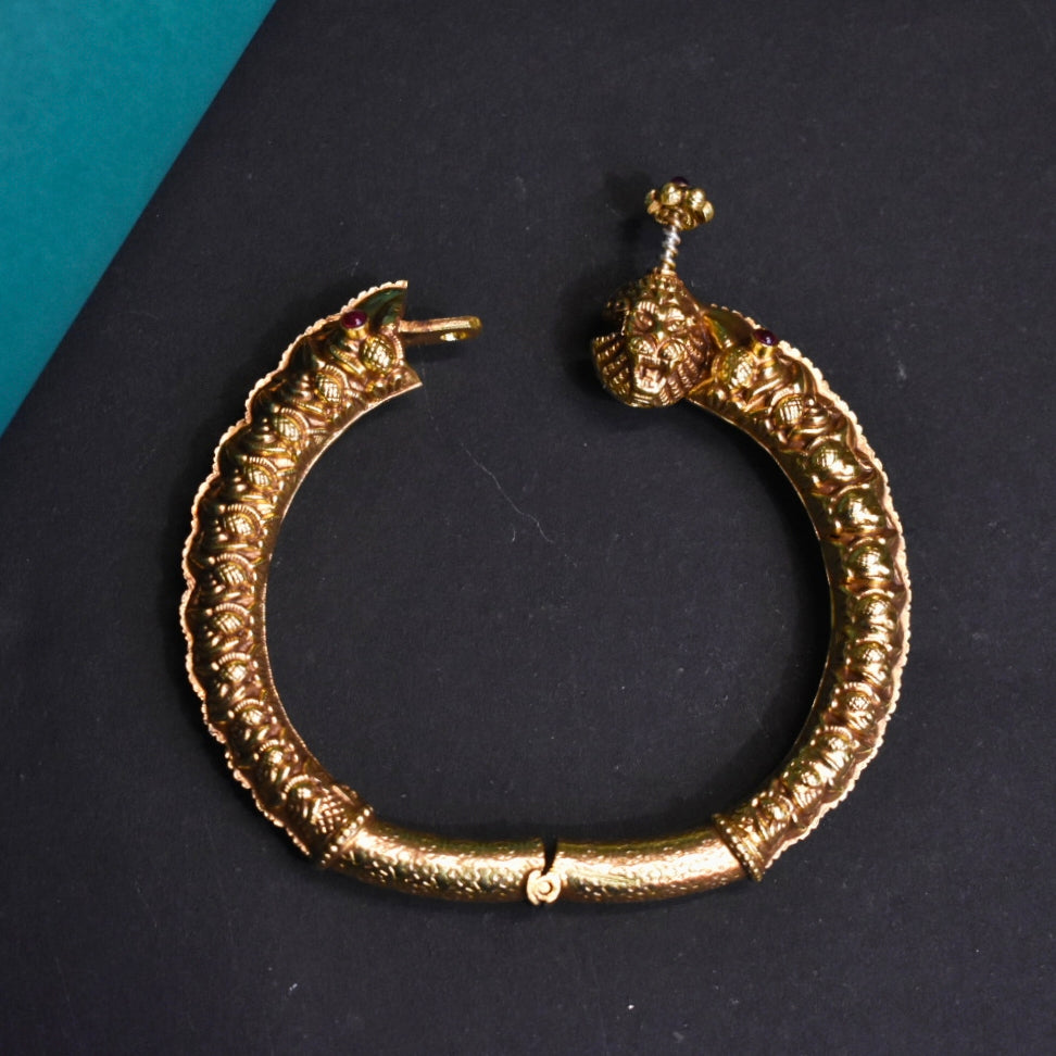 Asp Silver Nagas Simha Kada for Men