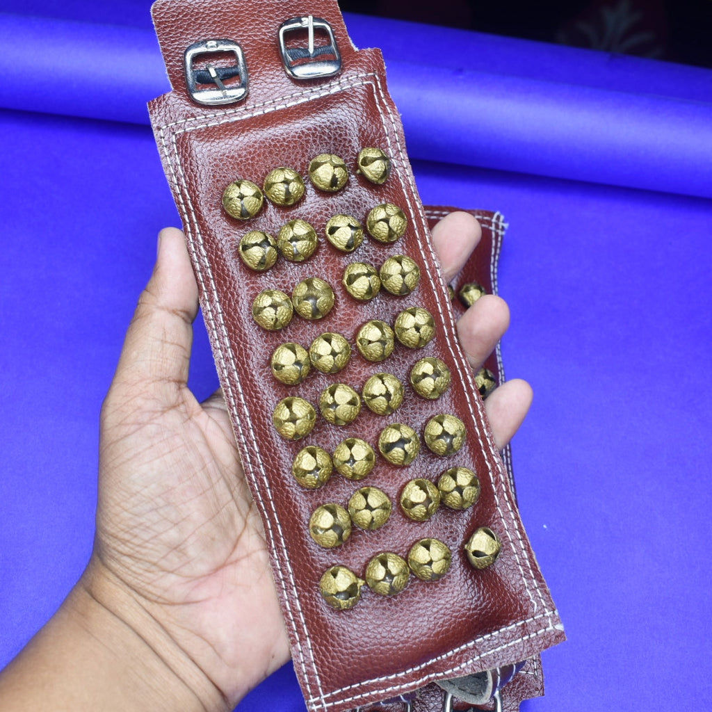 4 Line Bharatanatyam Brown Salangai - Professional Brass Ghungroo for Classical Dance