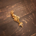 Antique Floral Saree Pin - Elegant Indian Brooch | Asp Fashion Jewellery