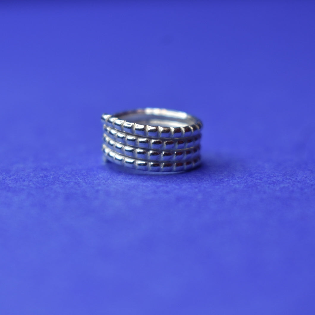 Silver Kakkula Ring for Babies - Traditional Health Jewelry for Infants