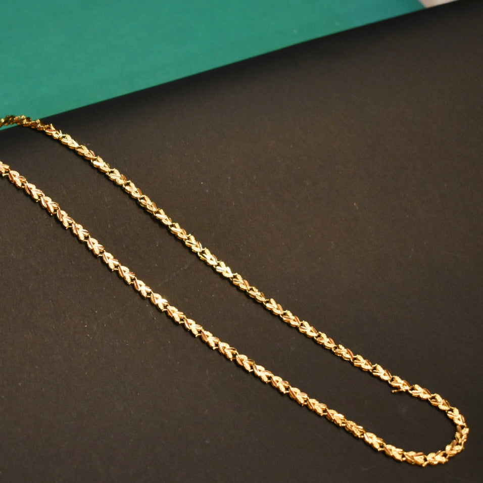 "Dripping in Luxury: The ASP 24k Gold Plated 30-Inch Chain"