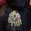 Jadau Kundan Juda Pin - Premium Gold Plated Hair Accessory