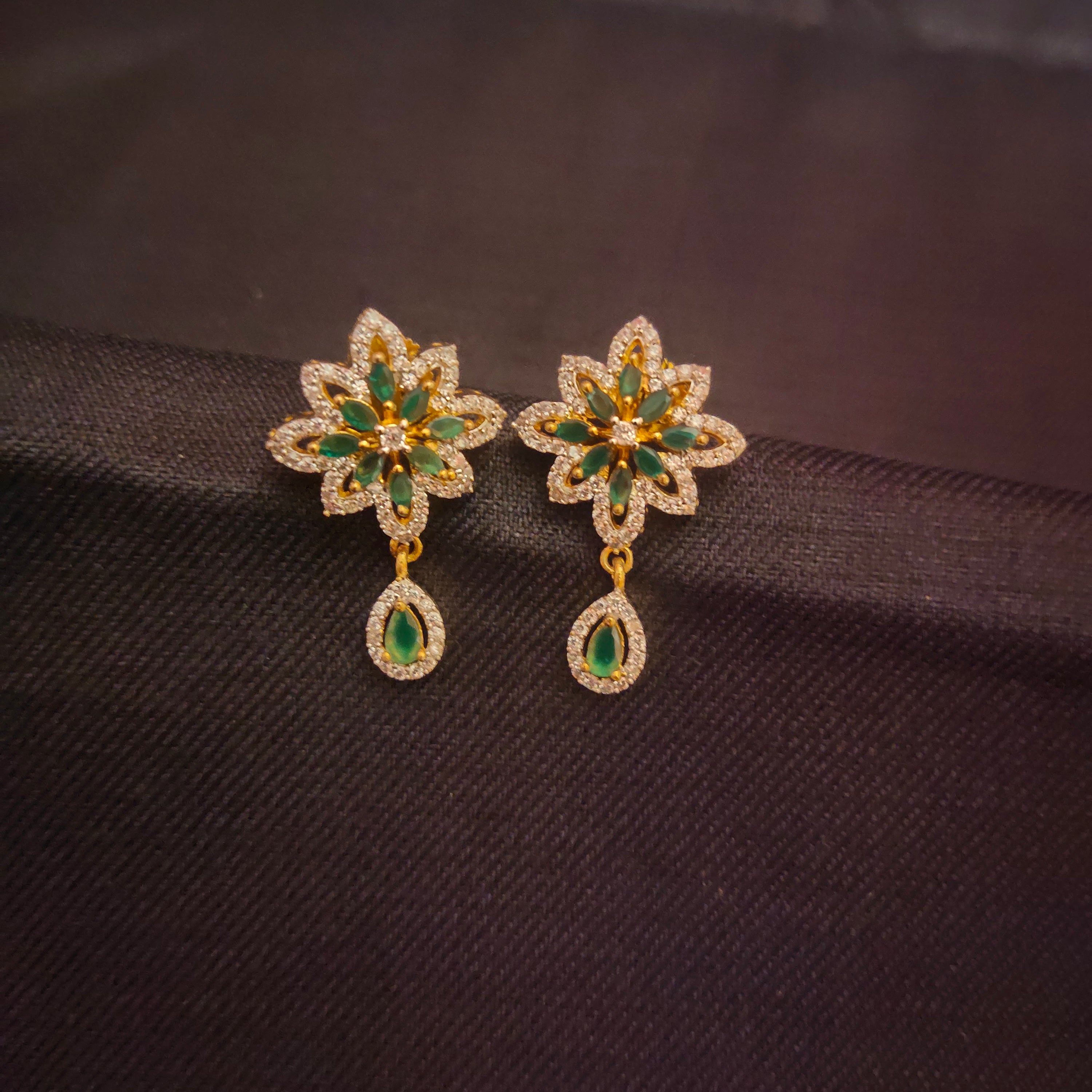 Buy Beautiful American Diamond Earrings (KDB-1933091)