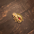 Shimmering Zircon Saree Pin - Radiant Sari Brooch | Asp Fashion Jewellery