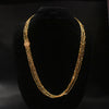 24K Gold Plated 4 Lines Handmade Palakasarulu Chain - 24 Inches