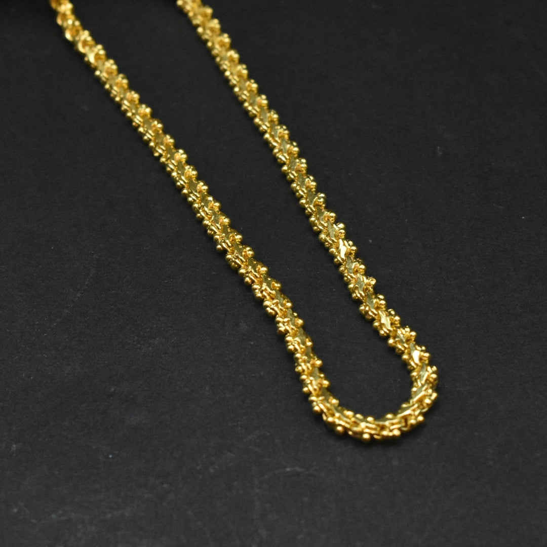 Panchaloha Chain 24 Inches - Unisex Traditional Five Metal Chain | Anti-Tarnish