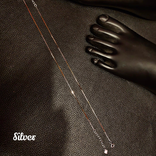 Elevate Your Style with ASP Silver's Exquisite 925 Triple Tone Anklets