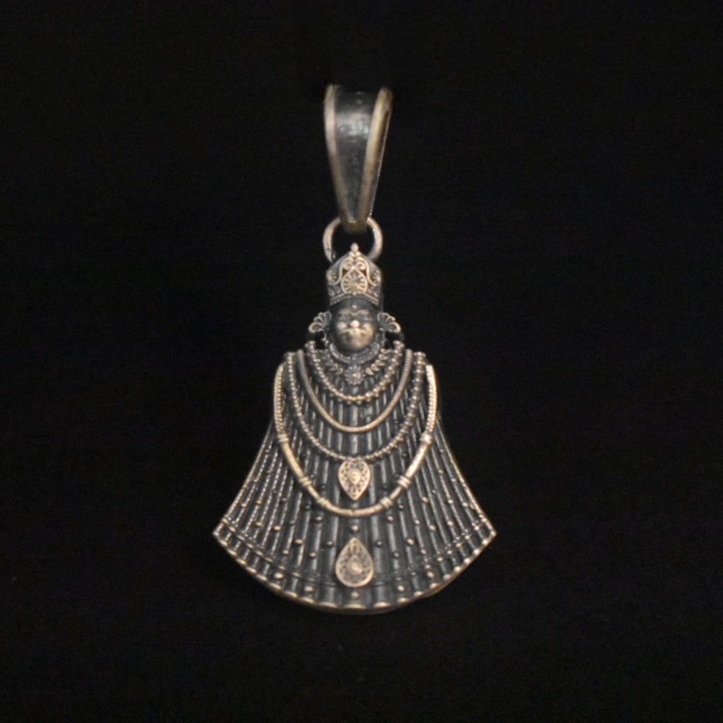 925 Pure Silver Khatu Shyam Pendant for Men, Women & Kids