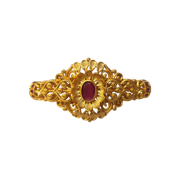 Asp Antique Gold Ruby Pendant for Changeable Bangle Bracelet.