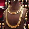 Antique Lakshmi Kasu Necklace - Traditional Temple Jewelry Haram